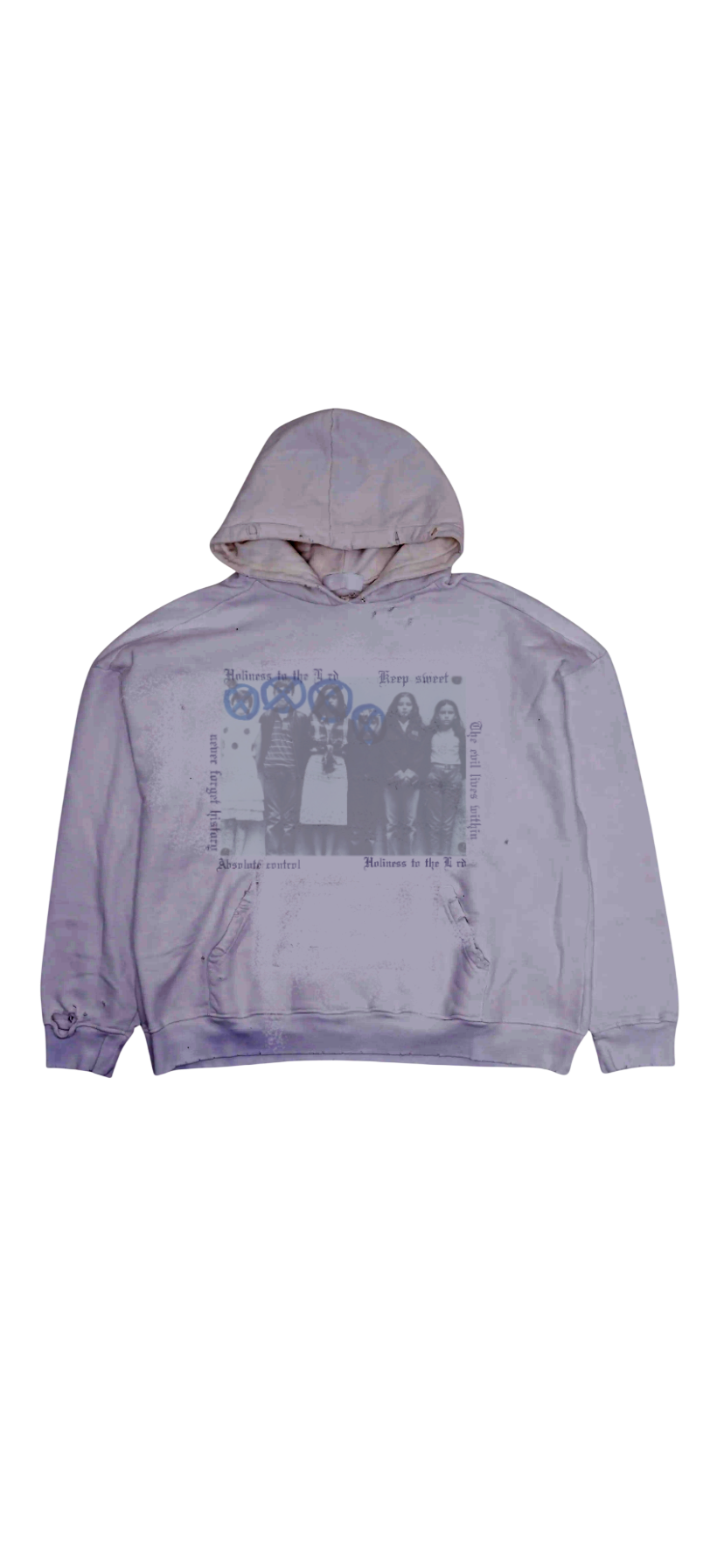 ABOUT HISTORY WHITE HOODIE