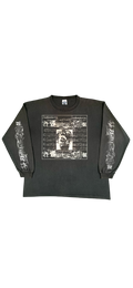 SEEKUNKNOWN THOUGHTS LONG SLEEVE BLACK TEE